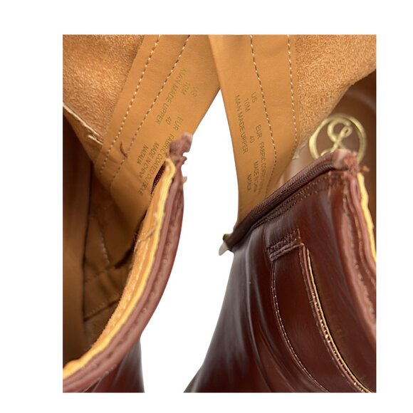 Sam & Libby Natalia Ankle Boots – Chestnut Brown Vegan Leather - Size 10M - Picture 3 of 14